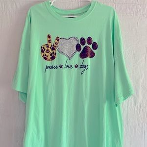 Peace Love Dogs Gildan T-Shirt 4X